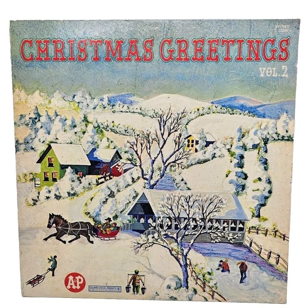 Christmas Greetings Volume II Columbia Records LP For A&P Grocery Stores Tested